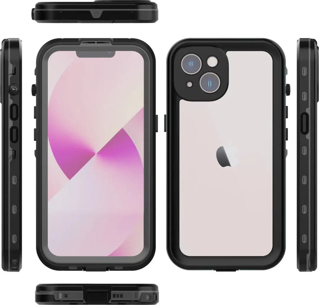 Redpepper Dot Plus Hoesje iPhone 14 Plus - Zwart - Waterdicht