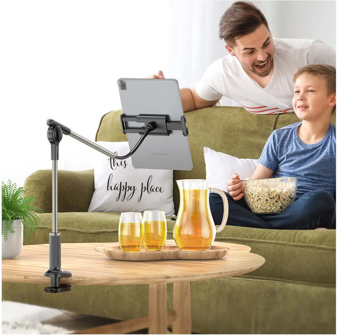 Hoco Verstelbare Telefoon/Tablet Houder 4.5-10.5" - Zwart