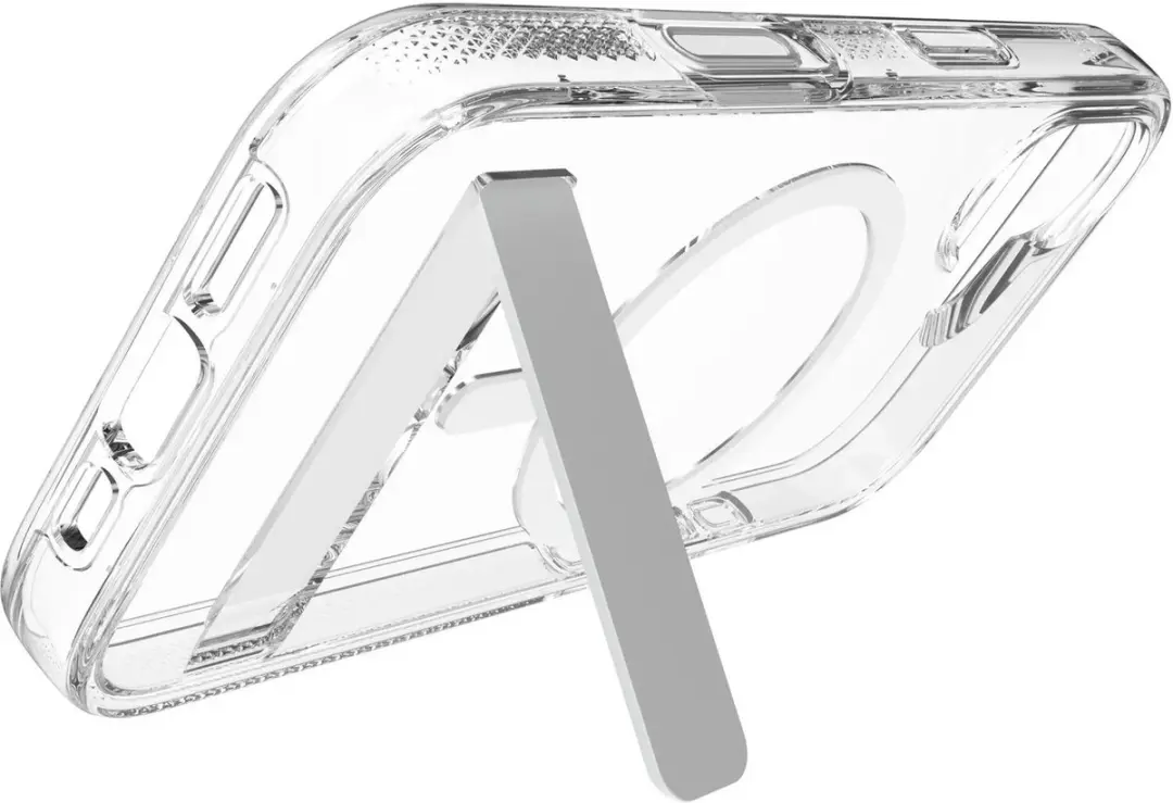 ZAGG Crystal Palace Snap Kickstand iPhone 17 Hoesje - Transparant - afbeelding 6 van 6