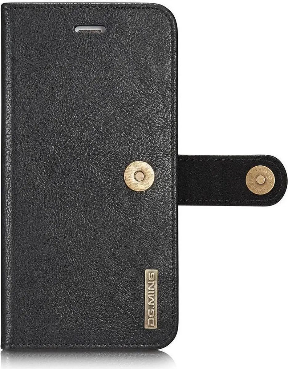 DG.MING Portemonnee Hoesje iPhone 6/6S - 3 Pasjes - Zwart