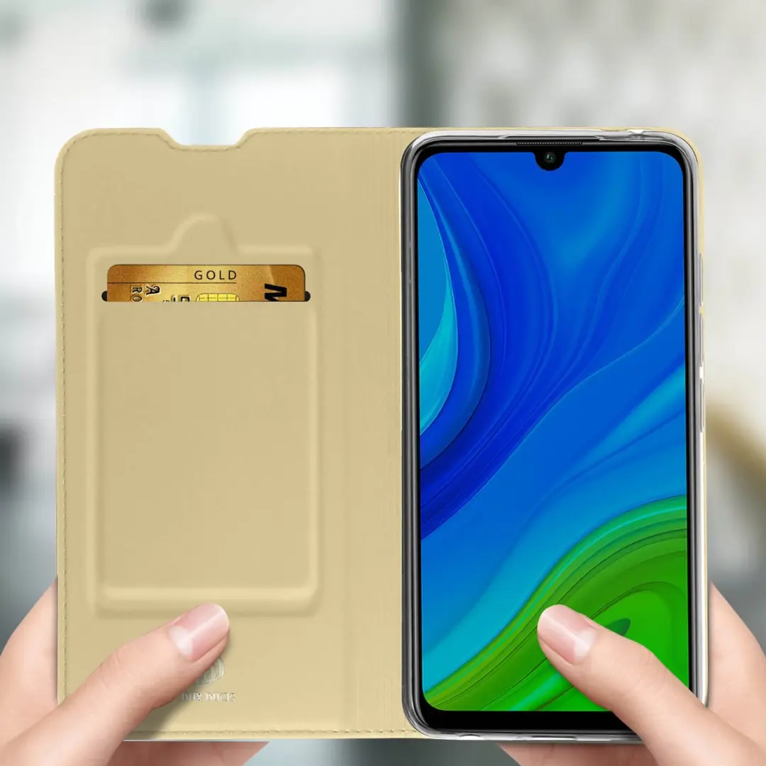 Dux Ducis Hoesje Huawei P Smart (2020) - Goud - 2 Pasjes