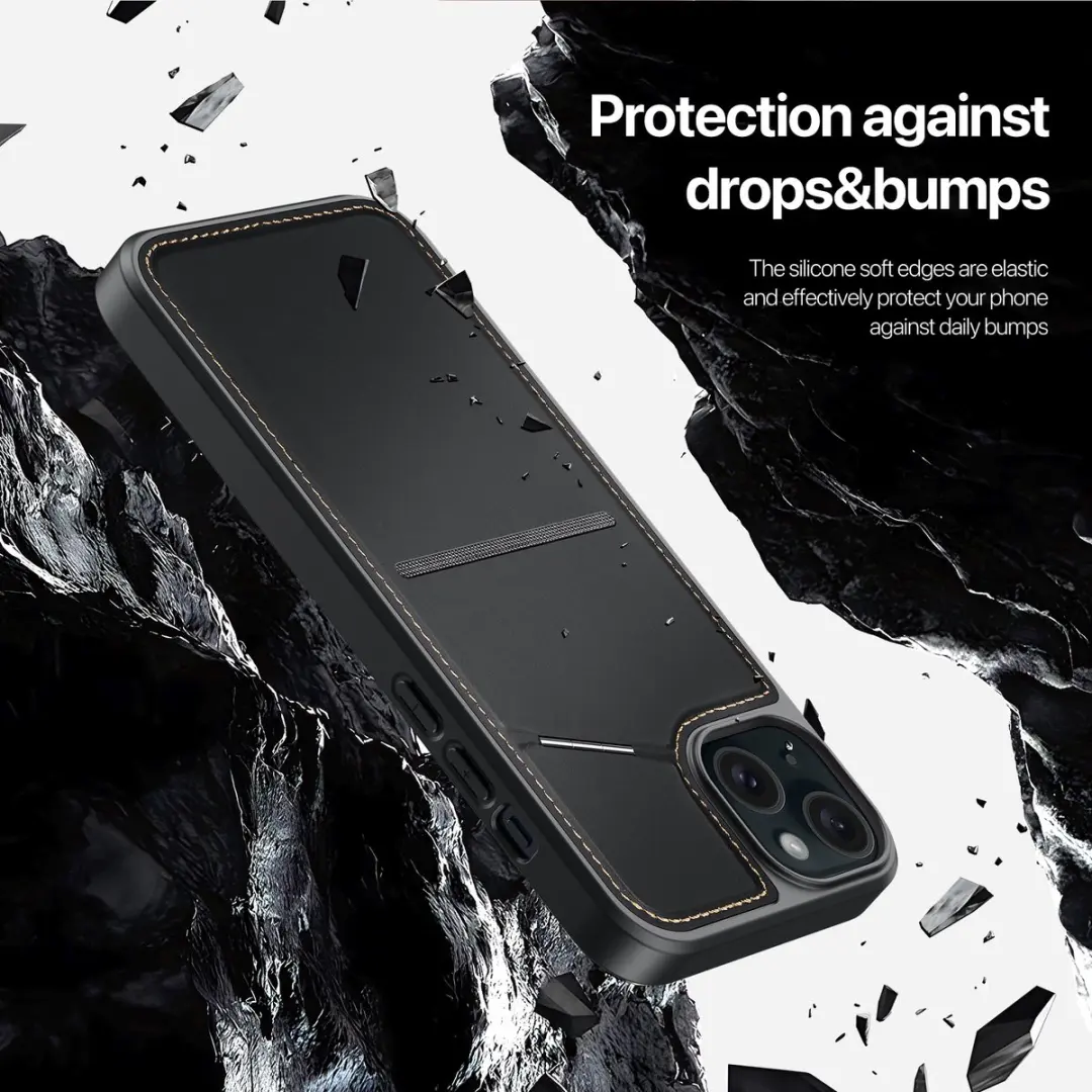 Dux Ducis Rafi Mag Series iPhone 15 Plus Hoesje - Zwart