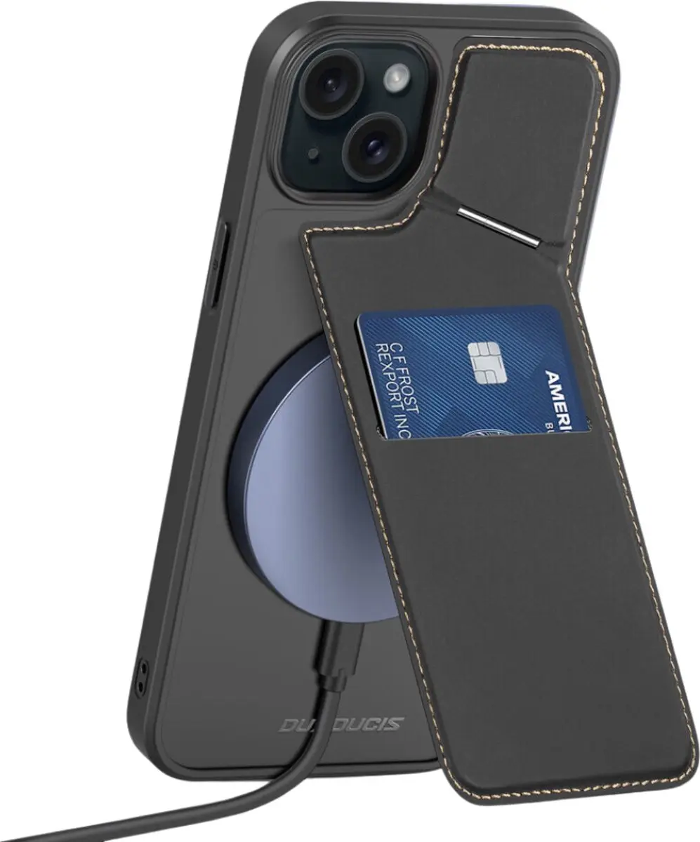 Dux Ducis Rafi Mag Series iPhone 15 Plus Hoesje - Zwart