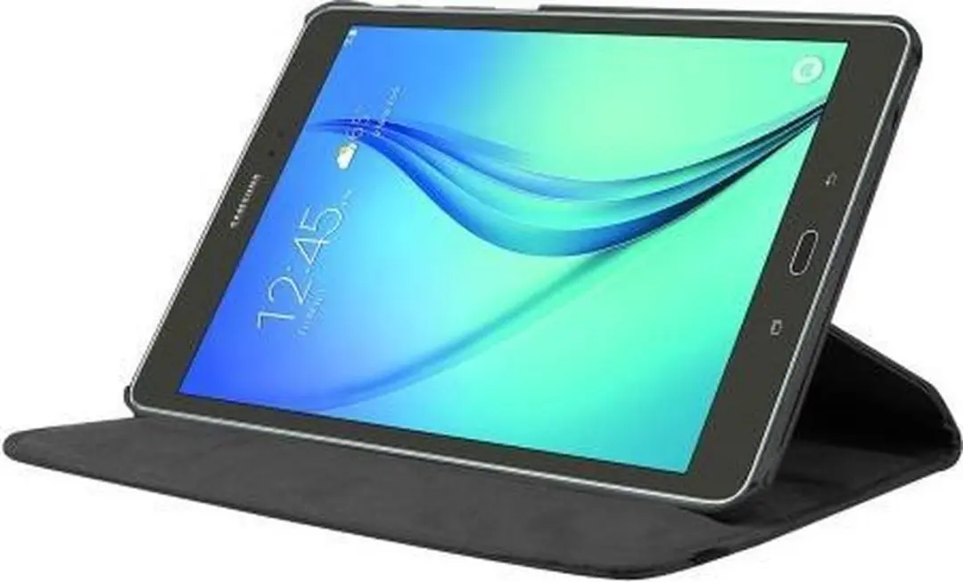 Caseme Coverup Tablethoes Samsung Galaxy Tab S2 8.0 - 360° Draaibare Book Case - Zwart