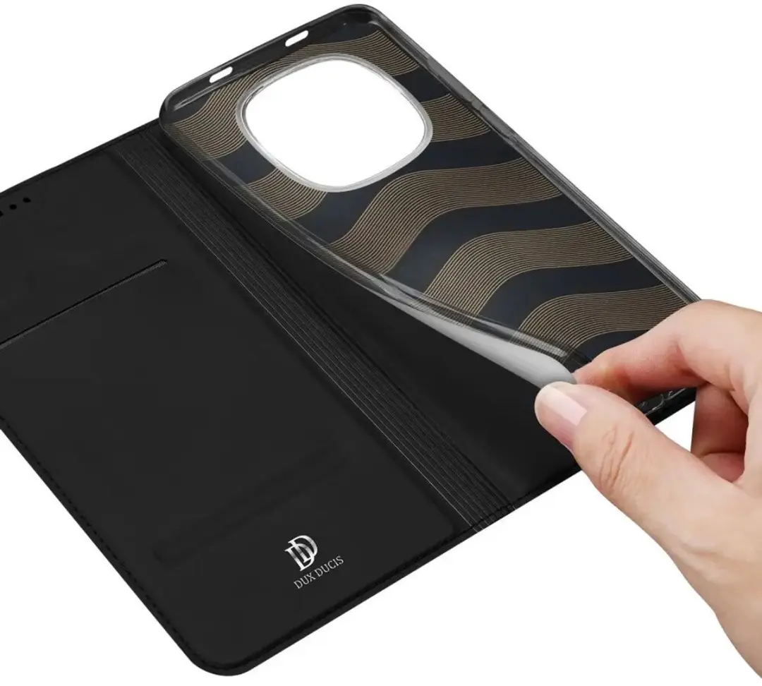 Dux Ducis Skin Pro Hoesje Xiaomi Redmi Note 15 Pro 5G - Zwart
