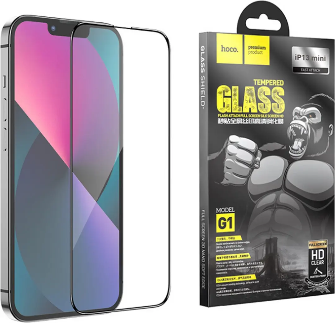 Hoco Gorilla Glasfolie iPhone 12 Mini
