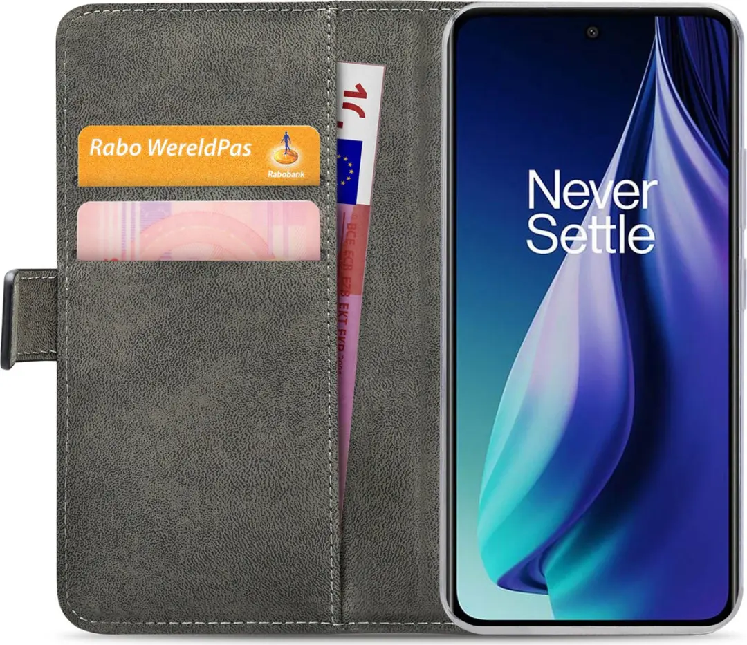 Mobilize Classic Gelly Wallet Bookcase OnePlus Nord N30 SE - Pasjeshouder Zwart