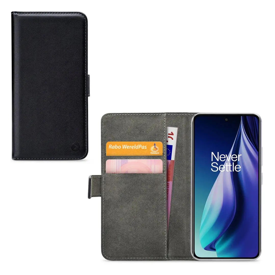 Mobilize Classic Gelly Wallet Bookcase OnePlus Nord N30 SE - Pasjeshouder Zwart