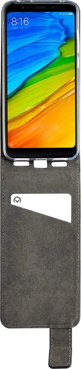 Mobilize Classic Gelly Bookcase Xiaomi Redmi 5 Plus Hoesje - Zwart