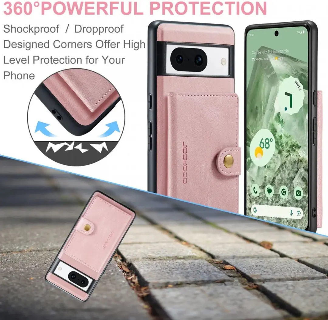Caseme JH-01 Hoesje Google Pixel 8a - Roze