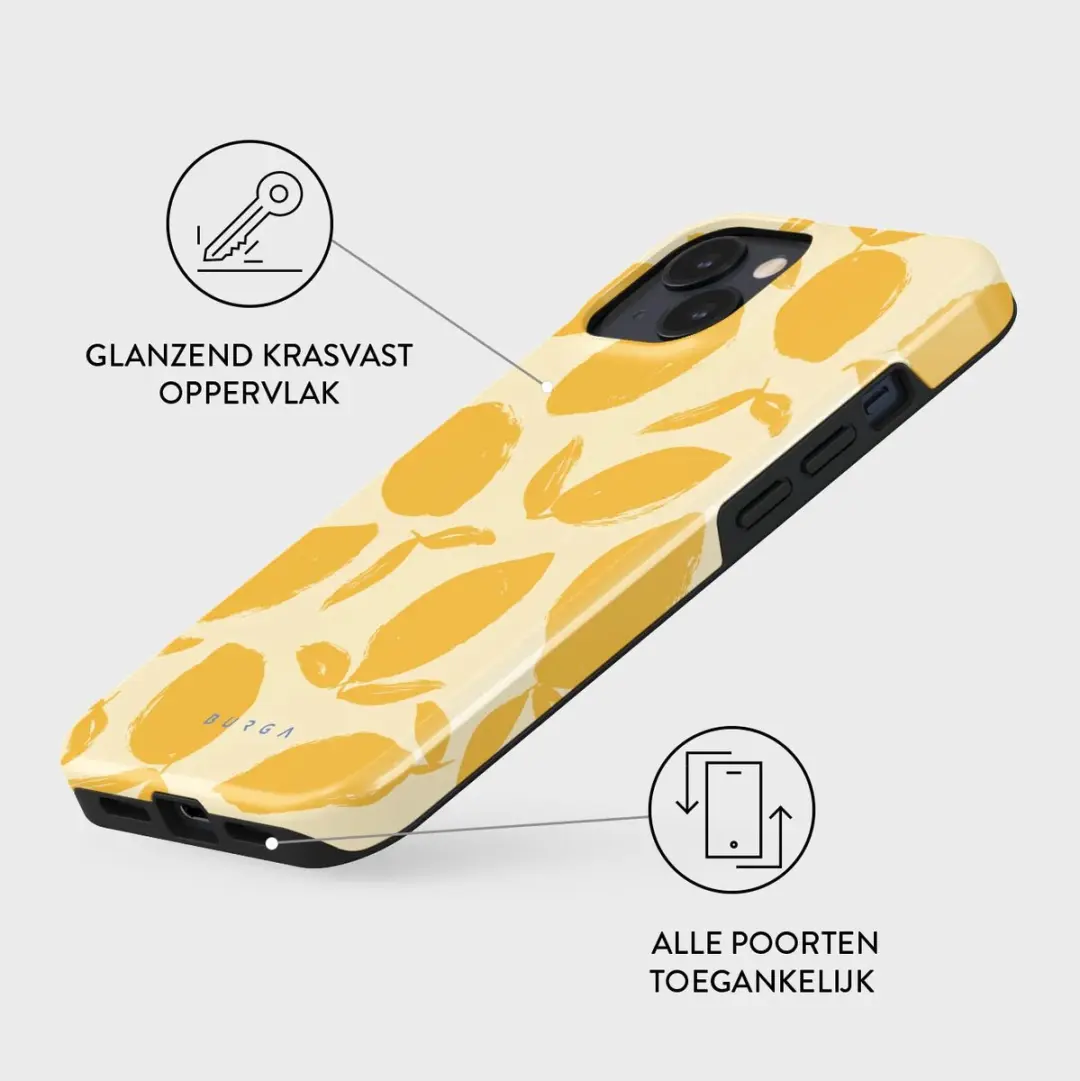 Burga Telefoonhoesje iPhone 14 MagSafe Lemon Tart