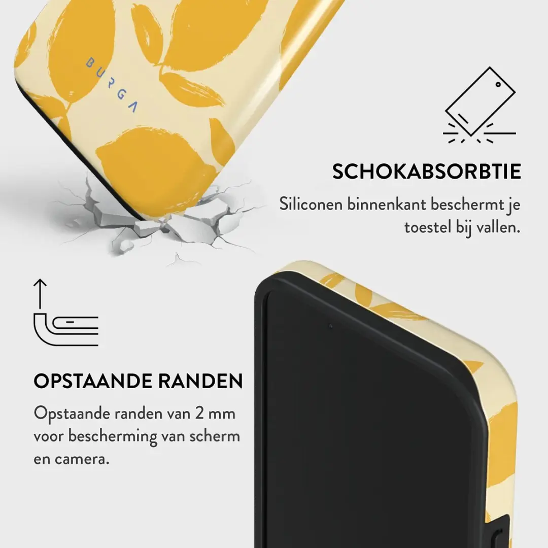 Burga Telefoonhoesje iPhone 14 MagSafe Lemon Tart