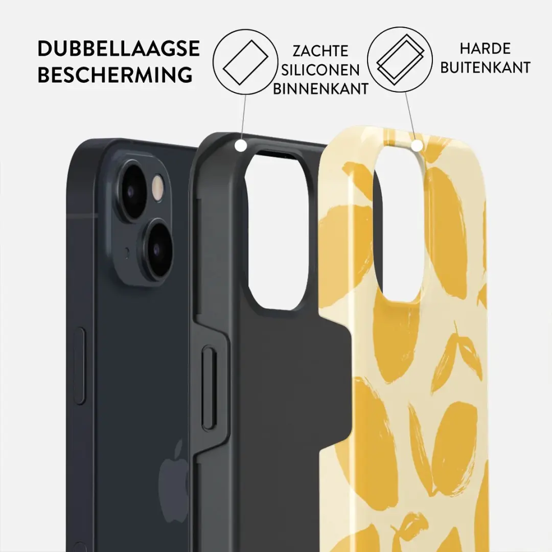 Burga Telefoonhoesje iPhone 14 MagSafe Lemon Tart