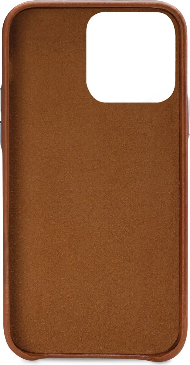 Senza Desire Serie iPhone 13 Pro Hoesje - Cognac - 4 Pasjes