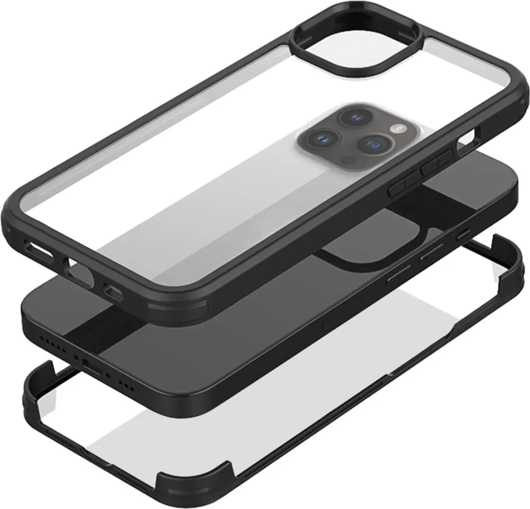 Mobilize MOB-TGPCB-IPH14PRO iPhone 14 Pro Hoesje - Zwart
