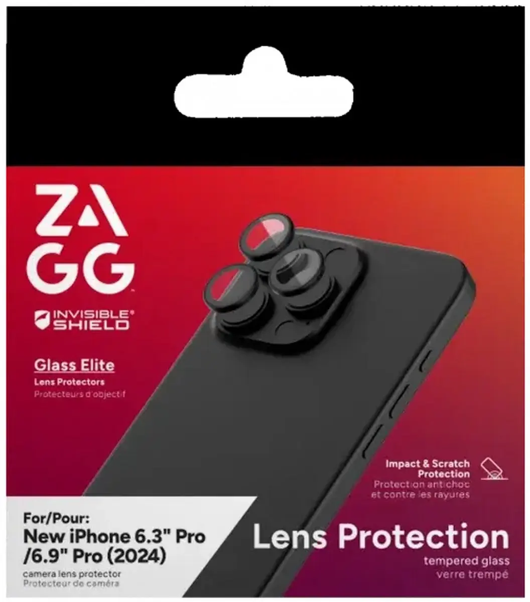ZAGG InvisibleShield Glass Elite Camera Beschermer - iPhone 16 Pro/Pro Max - afbeelding 6 van 6