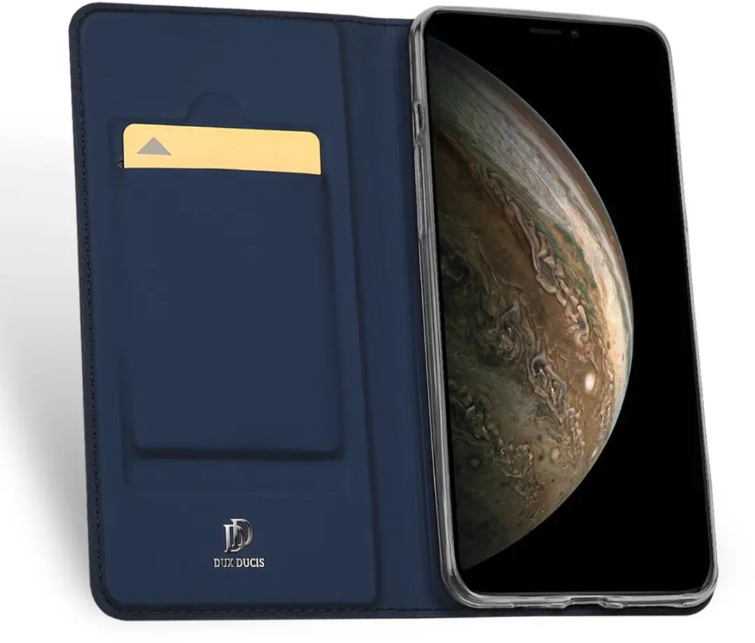 Dux Ducis Slimline Wallet Hoesje iPhone 11 Pro - Kunstleer - Blauw - mpn-6934913075906