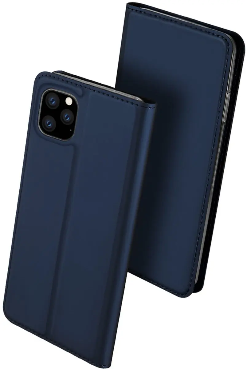Dux Ducis Slimline Wallet Hoesje iPhone 11 Pro - Kunstleer - Blauw - mpn-6934913075906