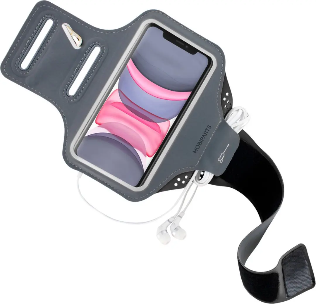 Mobiparts Hardlooparmband iPhone 11 MP-102507 - Zwart