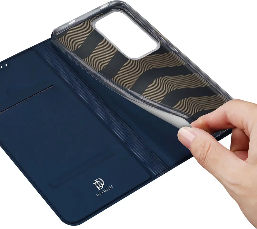 Dux Ducis Telefoonhoesje Oppo Reno 12 Skin Pro Book Case SH00077611 - Blauw