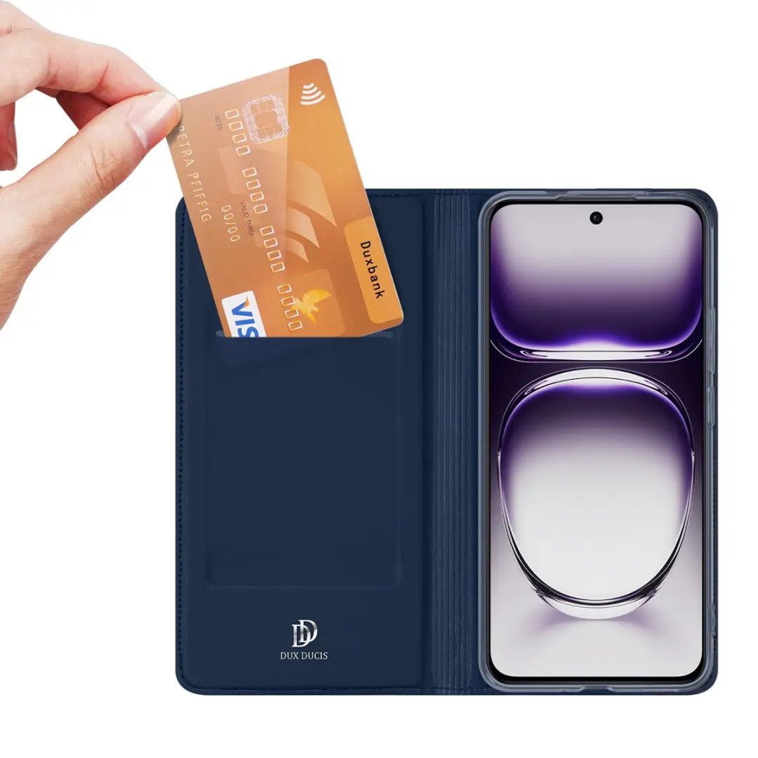 Dux Ducis Telefoonhoesje Oppo Reno 12 Skin Pro Book Case SH00077611 - Blauw