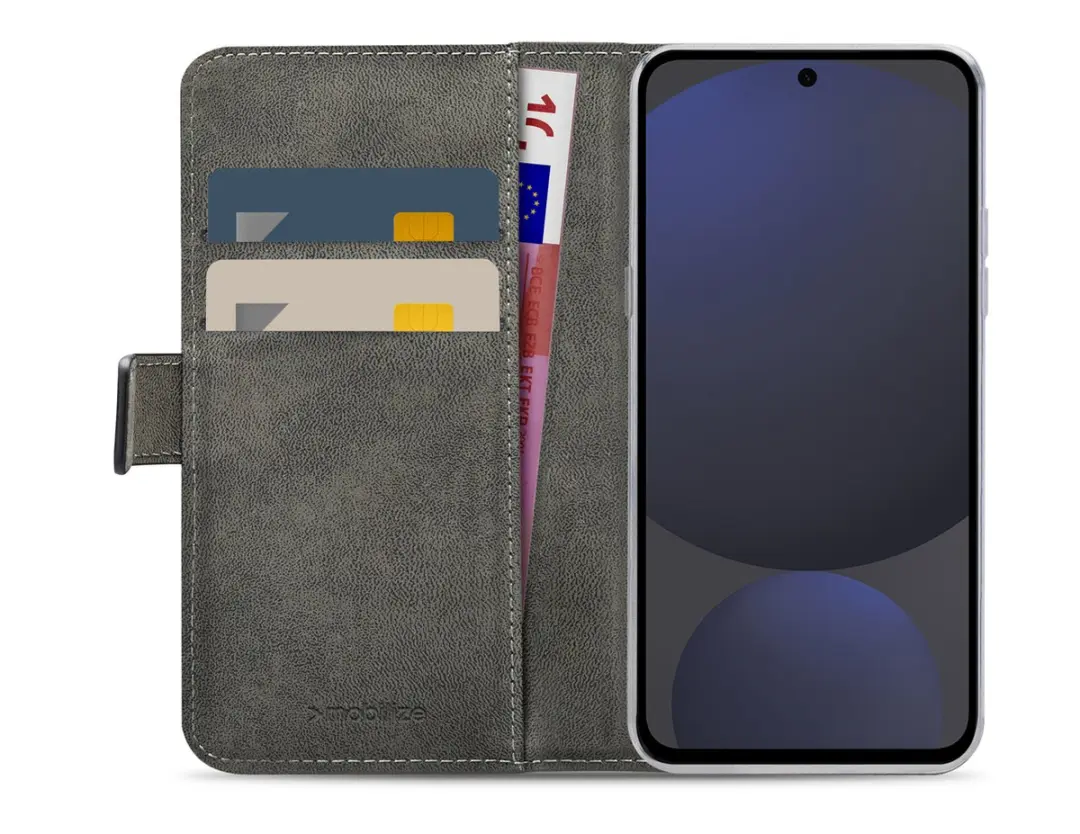 Mobilize Classic Gelly Wallet Bookcase Samsung Galaxy S24 FE - Zwart - afbeelding 6 van 6