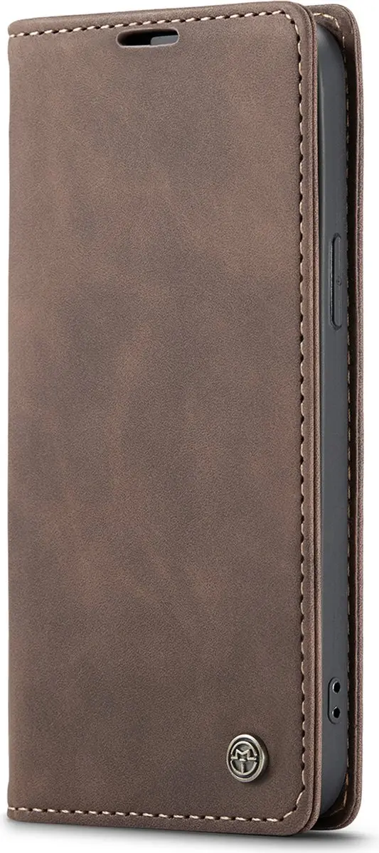 Caseme 9162 iPhone 14 Pro Max Hoesje - Koffie