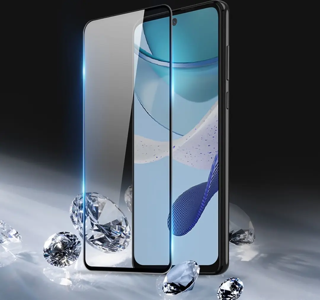 Dux Ducis Motorola Moto G53 Full-Cover Tempered Glass - Zwart - afbeelding 6 van 6