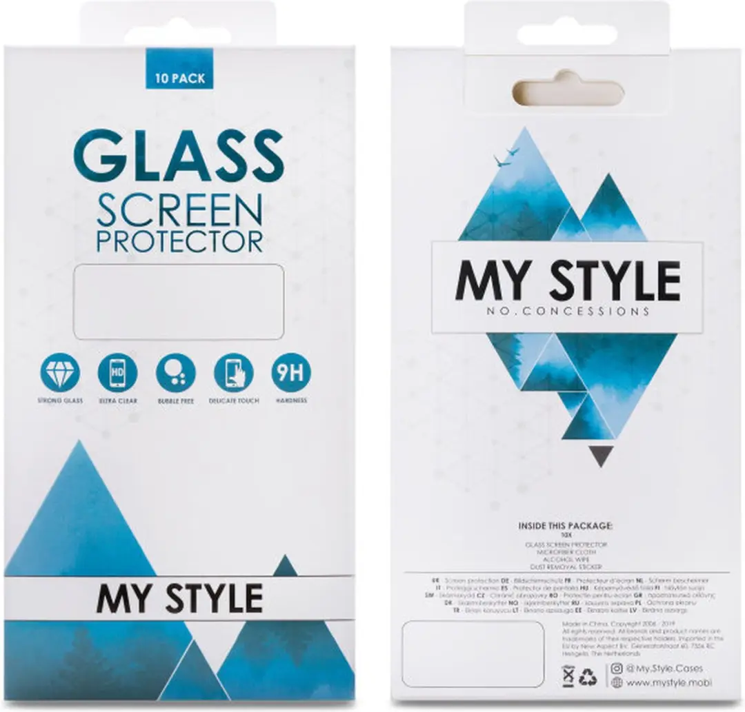 My Style Tempered Glass Screenprotector Samsung Galaxy A16/A17/A26 - 10 Stuks - Transparant