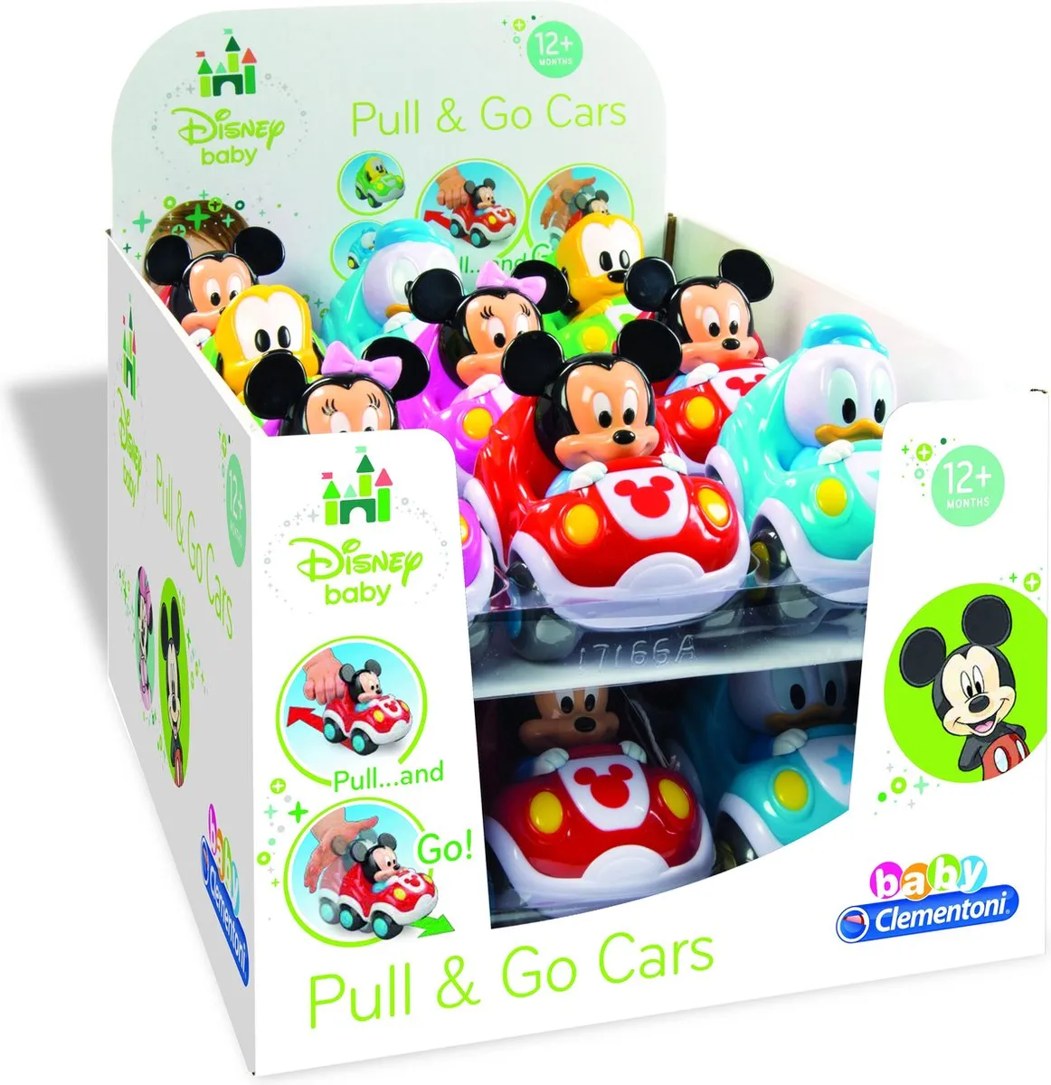 Clementoni Disney Baby Pull & Go Speelgoedvoertuig - Multicolor - afbeelding 6 van 6