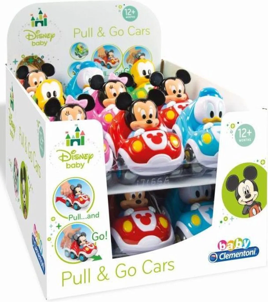 Clementoni Disney Baby Pull & Go Speelgoedvoertuig - Multicolor