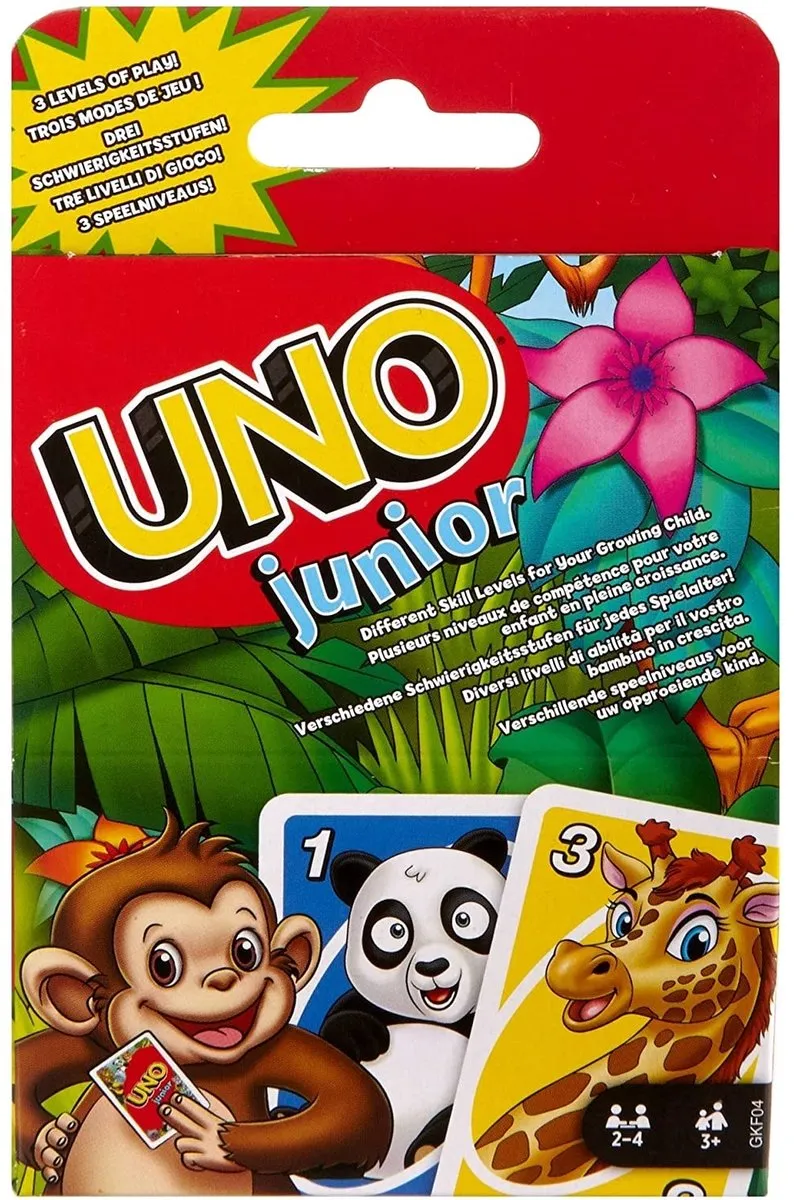 Mattel Games UNO Junior 2.0 Kaartspel - 2-4 Spelers