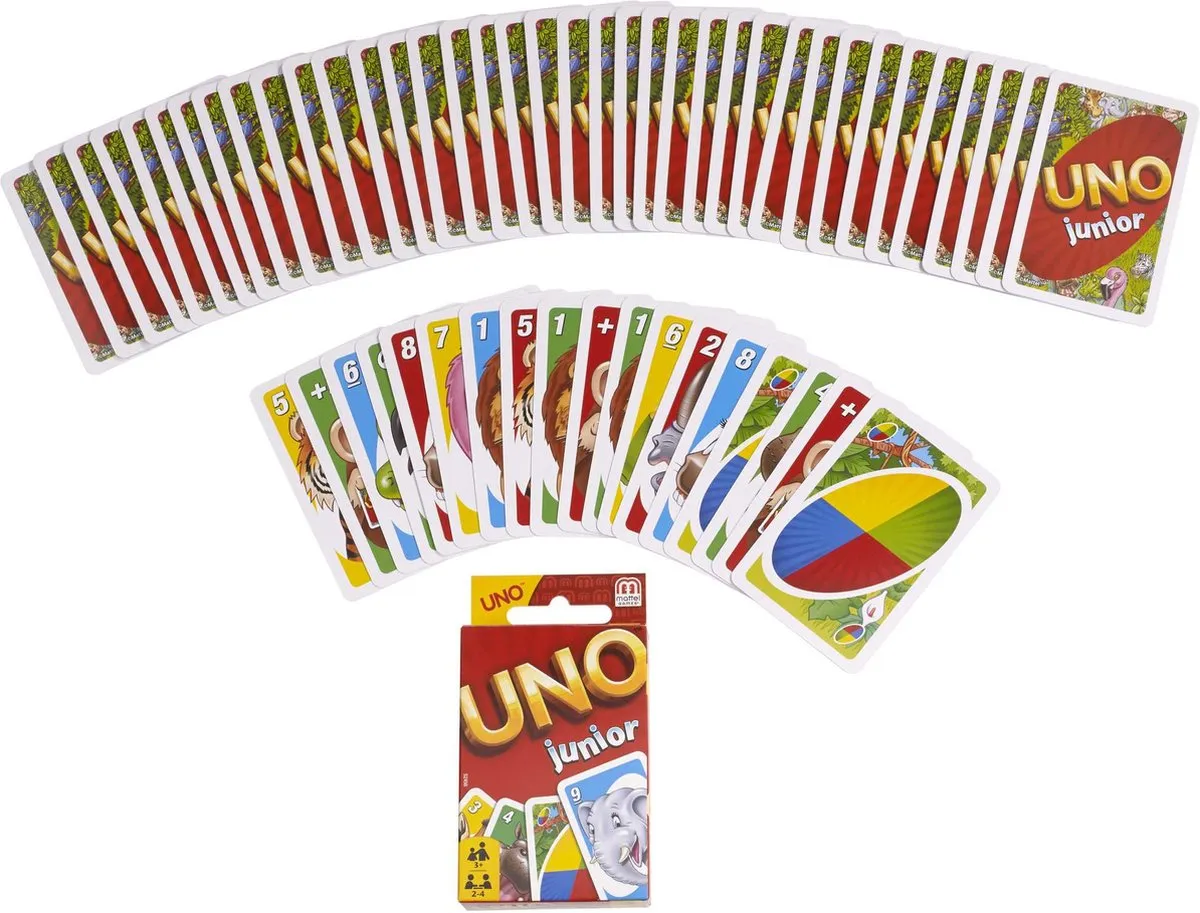 Mattel Games UNO Junior 2.0 Kaartspel - 2-4 Spelers
