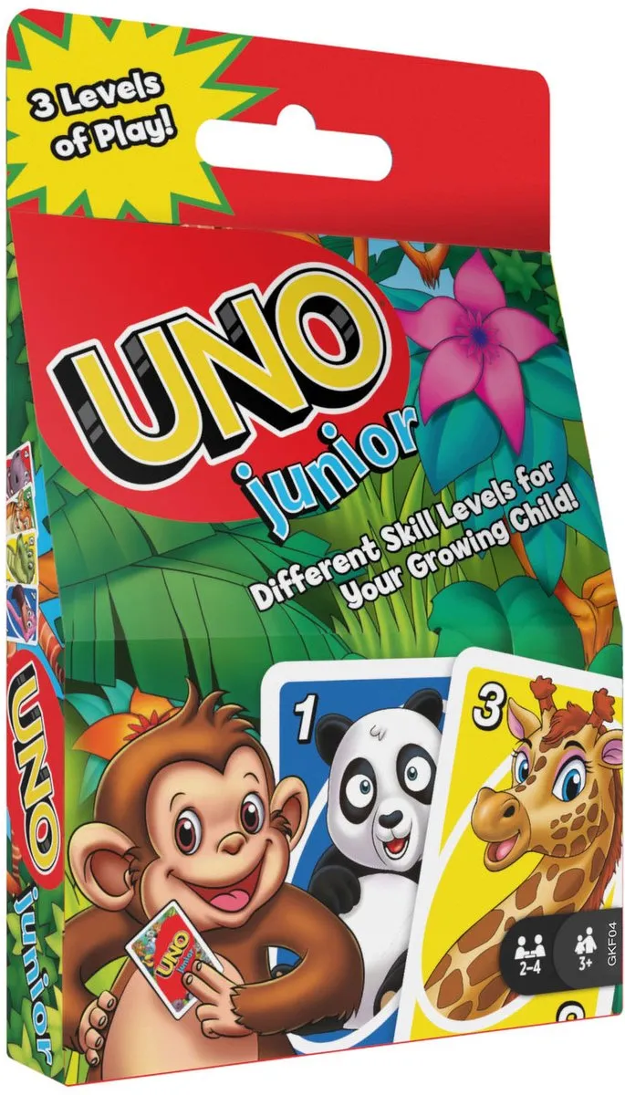 Mattel Games UNO Junior 2.0 Kaartspel - 2-4 Spelers