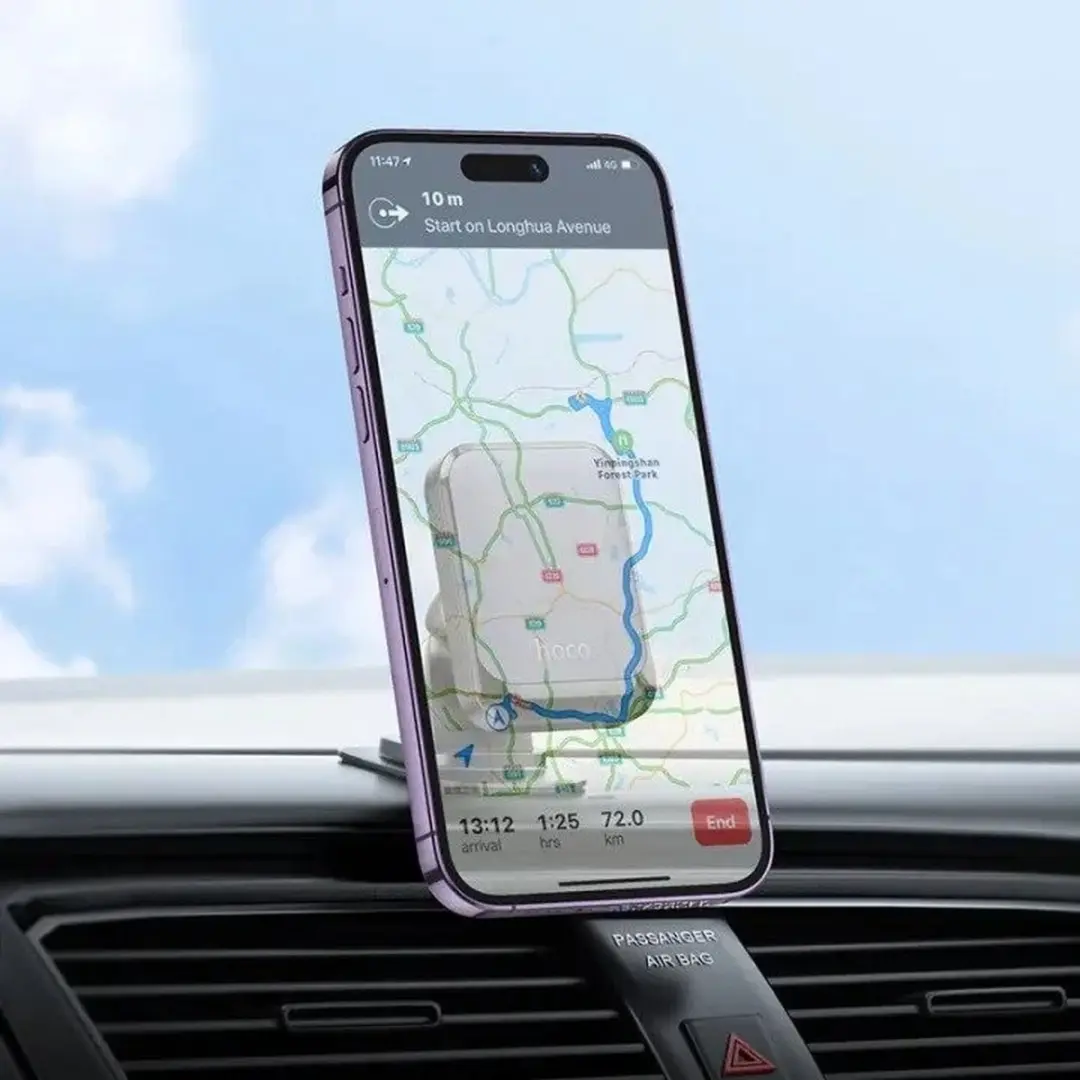 Hoco H25 Magnetische Dashboard Telefoonhouder - Zwart - afbeelding 6 van 6