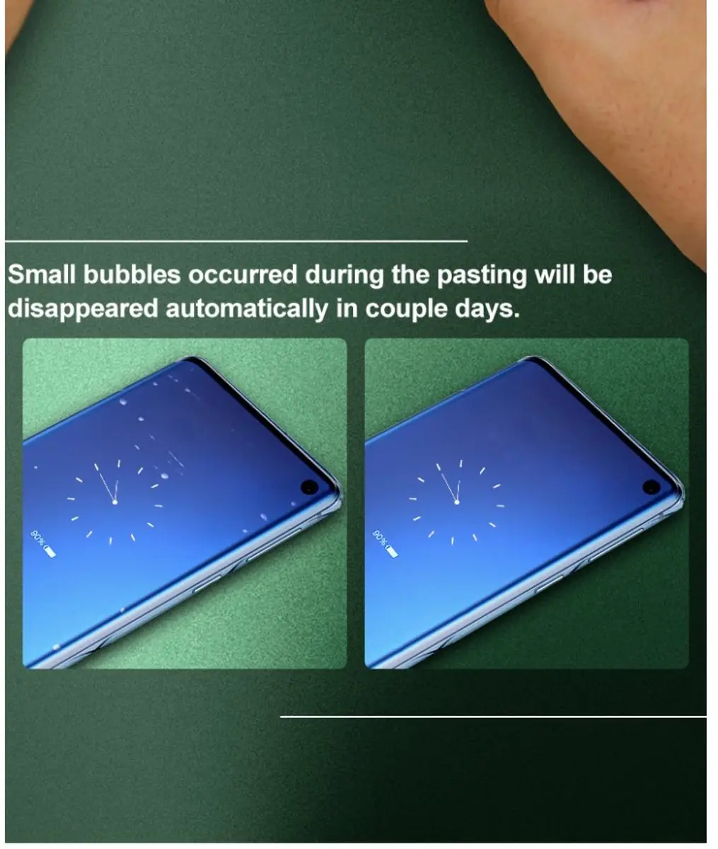Imak Soft Clear Hydrogel III Screenprotector - 2 Stuks - Samsung Galaxy S21 - afbeelding 6 van 6