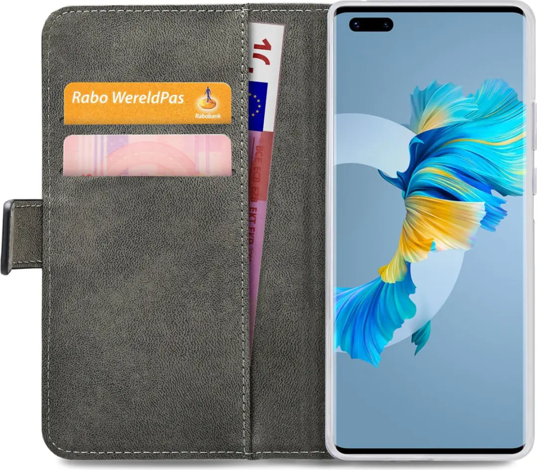 Mobilize Classic Gelly Wallet Bookcase Huawei Mate 40 Pro - Zwart - afbeelding 6 van 6