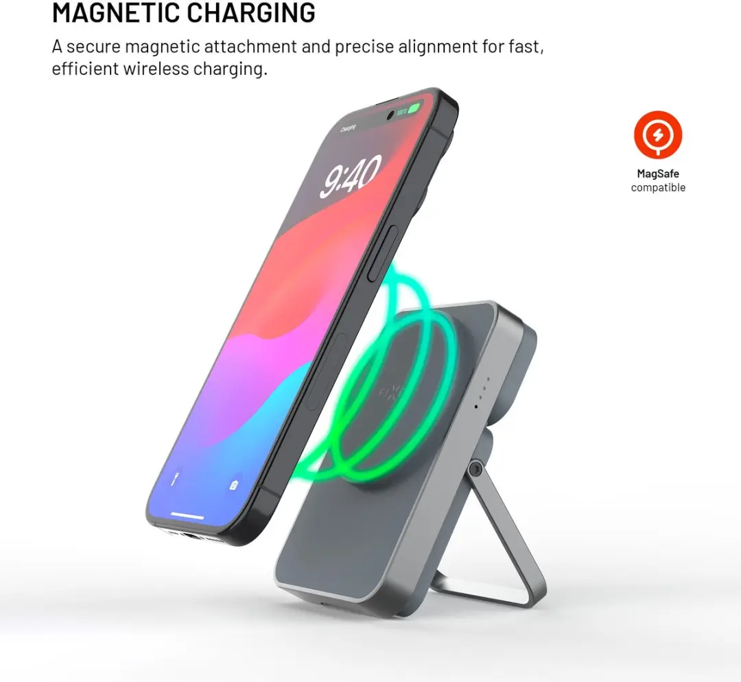 Fixed MagZen 5 Powerbank 5000mAh - Grijs - afbeelding 6 van 6