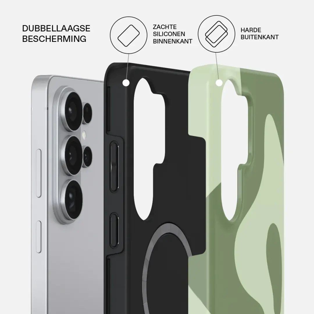 Burga Tough Backcover MagSafe - Groen - Samsung Galaxy S26 Ultra