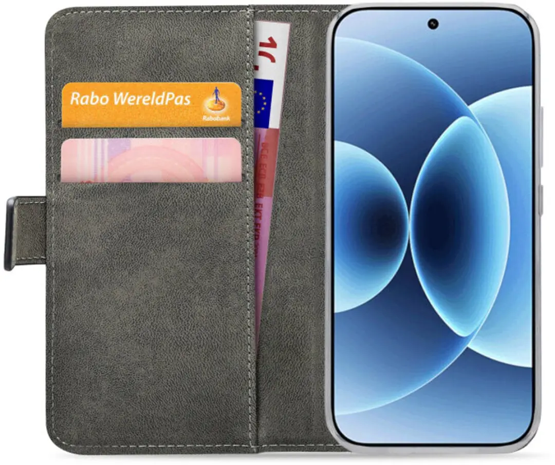 Mobilize Classic Gelly Wallet Book Case Xiaomi 14 - 2 Pasjes - Zwart
