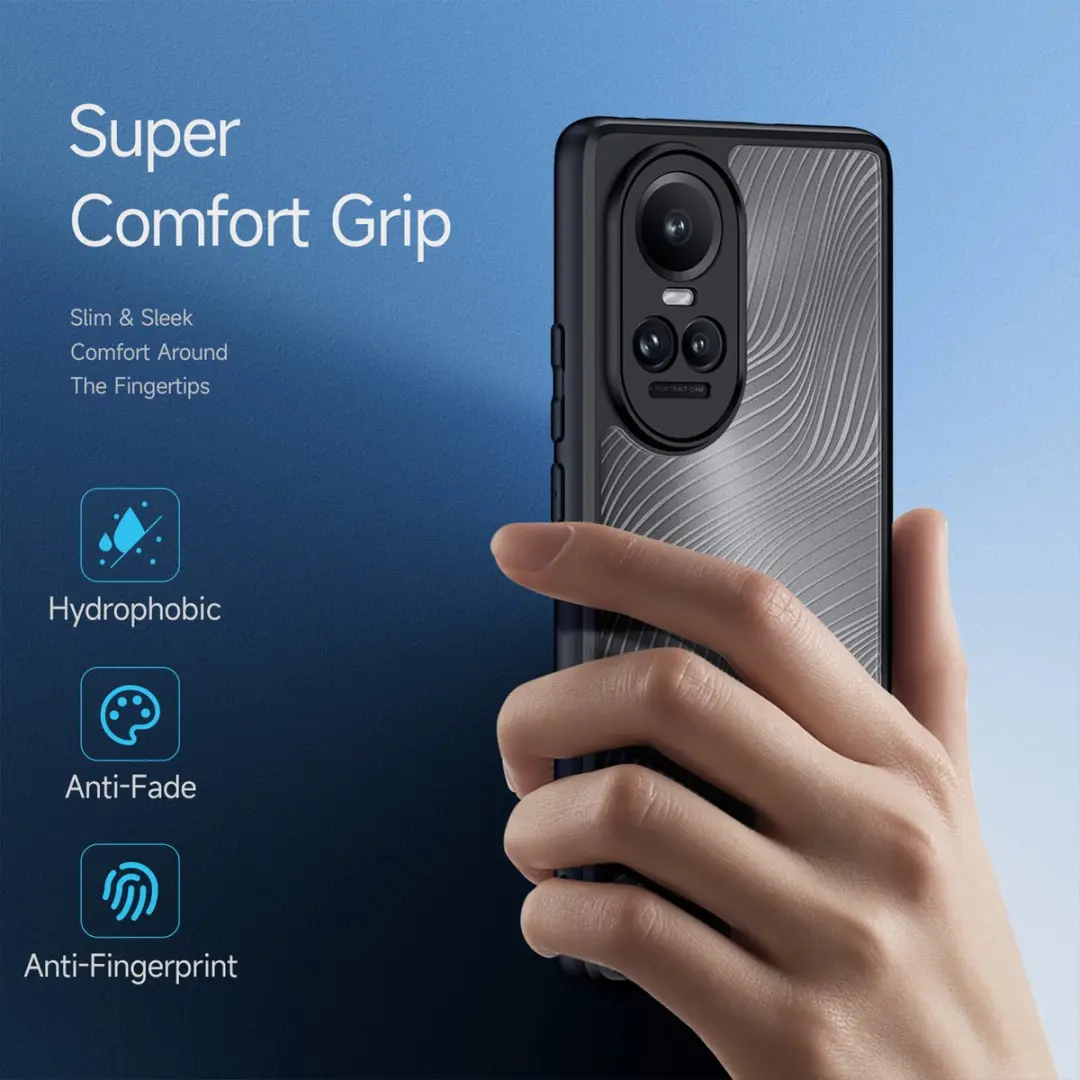 Dux Ducis Aimo Back Cover Case Oppo Reno 10/10 Pro - Zwart