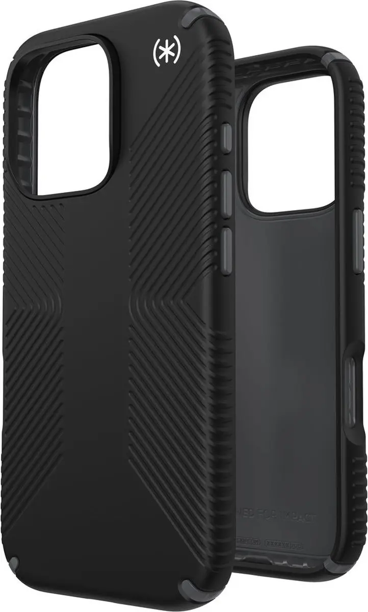 Speck Presidio2 Grip iPhone 16 Pro Hoesje - Zwart