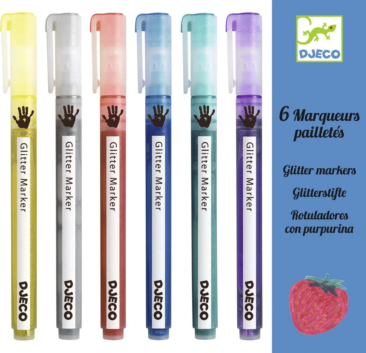 Djeco Glitter Markers Classic DJ08871