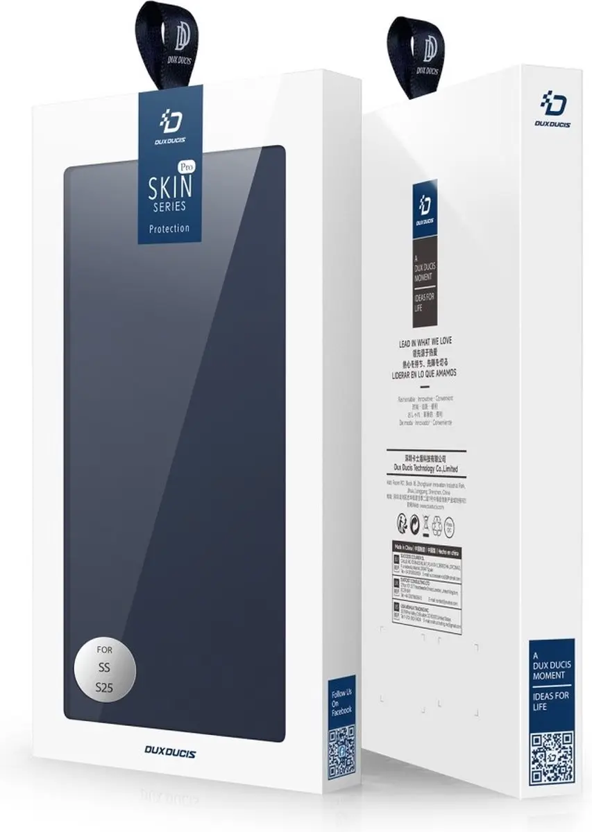 Dux Ducis Samsung Galaxy S25 Slim Bookcase Hoesje - Blauw
