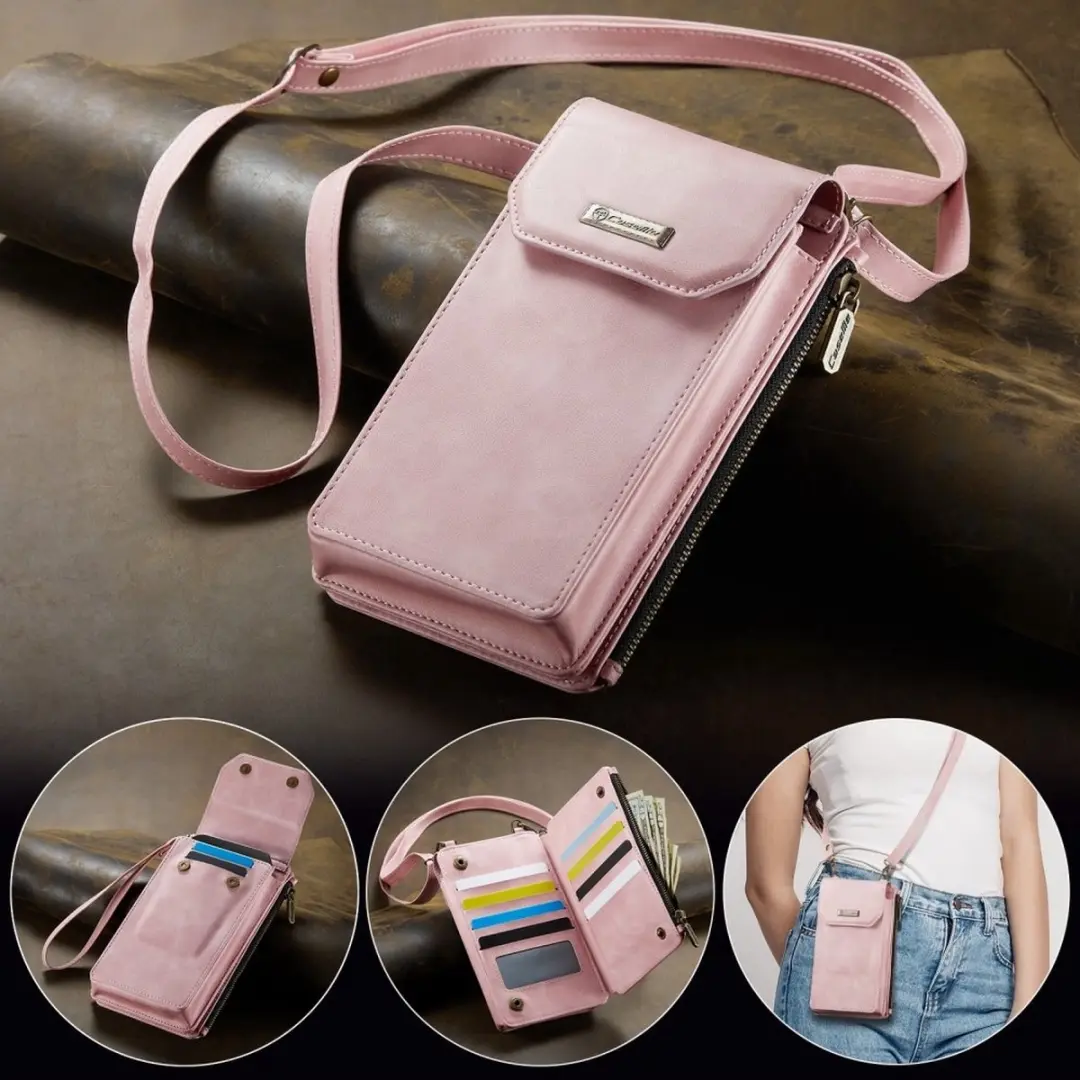 Caseme Me40 Crossbody Telefoontasje - Roze