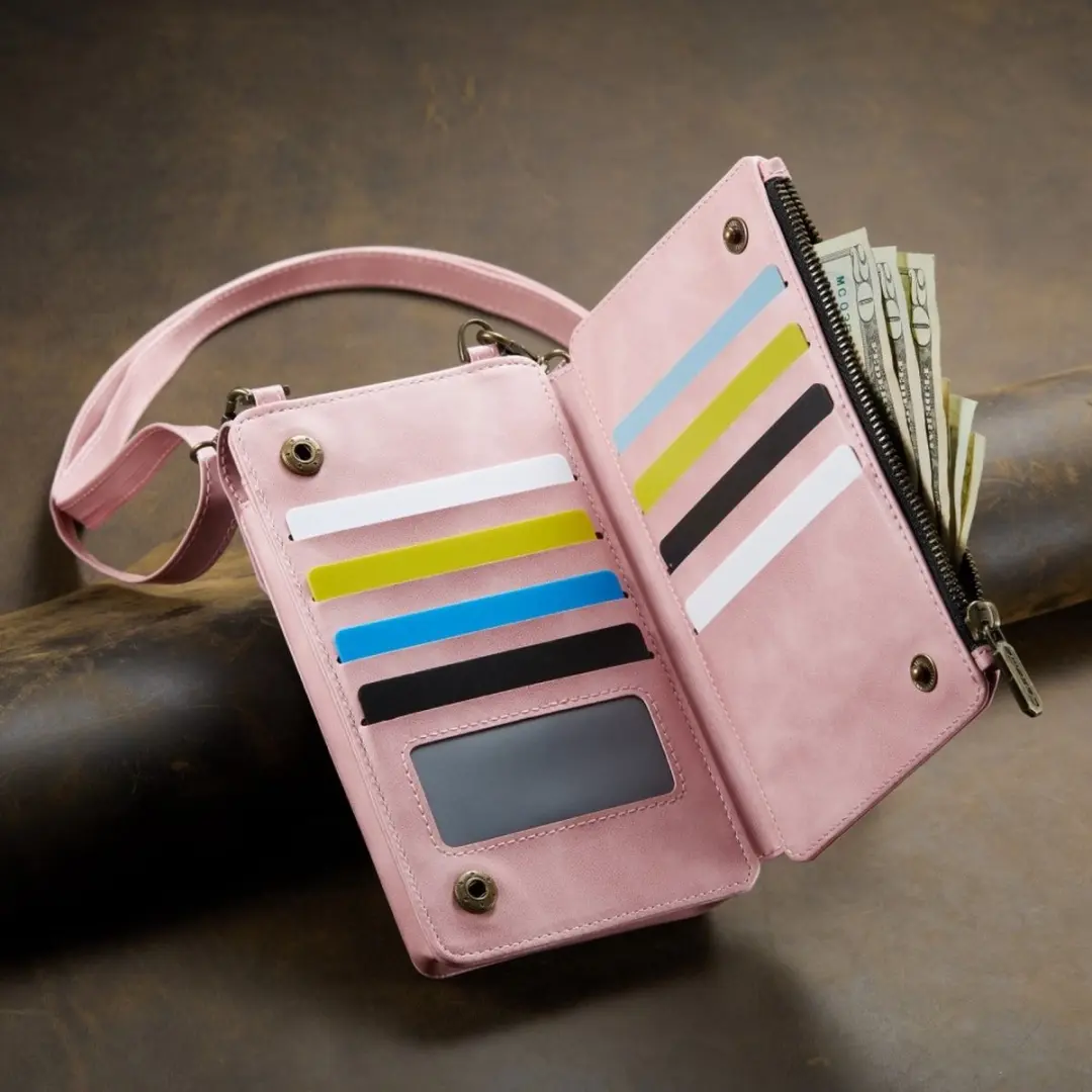 Caseme Me40 Crossbody Telefoontasje - Roze - afbeelding 6 van 6