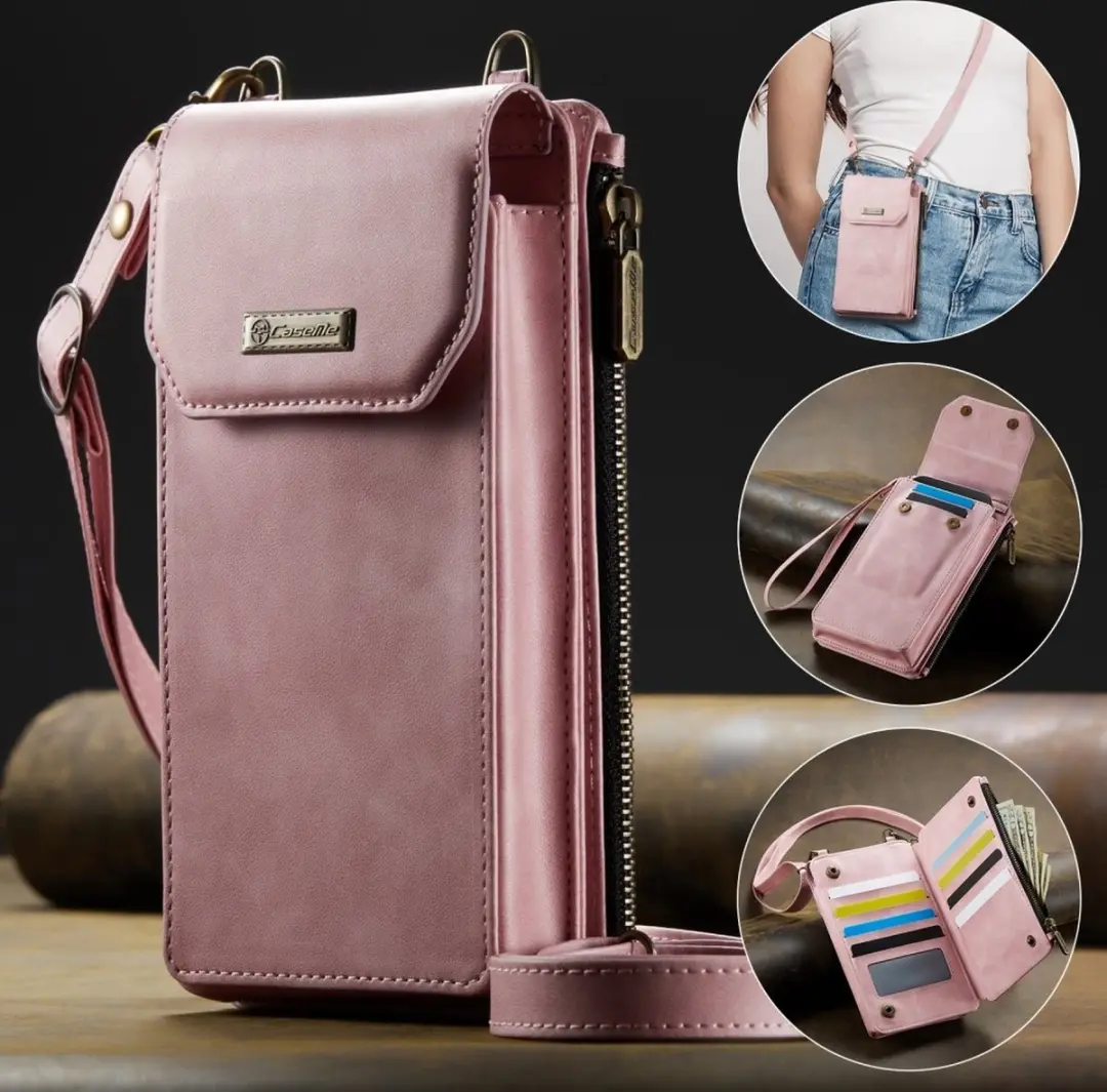 Caseme Me40 Crossbody Telefoontasje - Roze