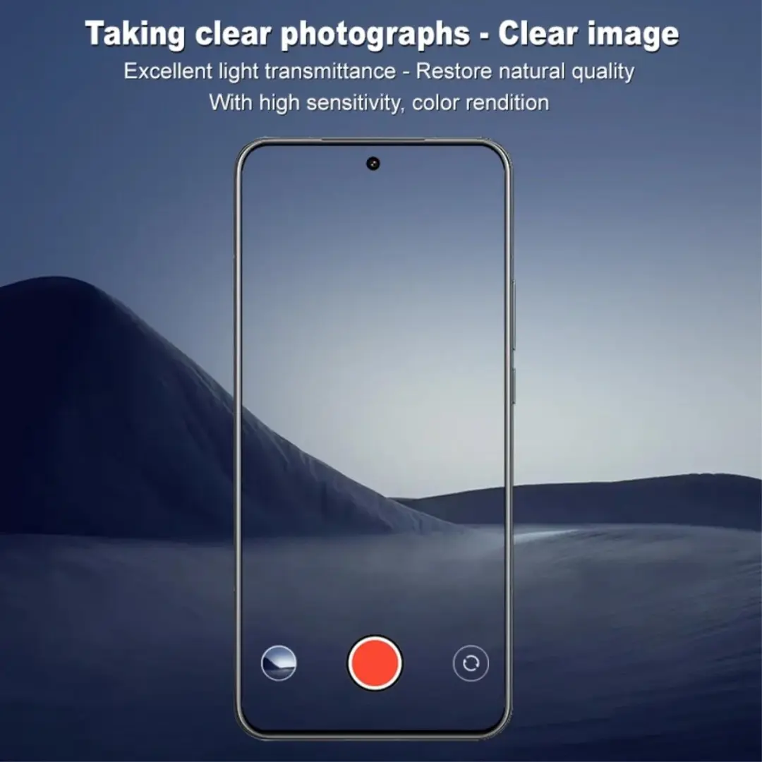 Imak 9H Tempered Glass Camera Lens Protector Xiaomi 15 Ultra - Zwart