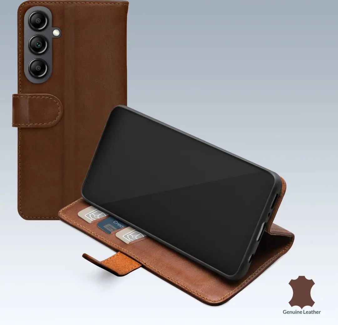 Mobilize Wallet Bookcase Hoesje Samsung Galaxy A14 - Bruin
