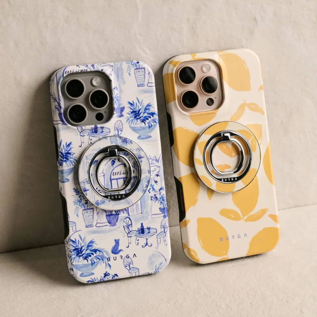 Burga Magnetic Ringholder Gold - Lemon Tart - MagSafe - afbeelding 6 van 6